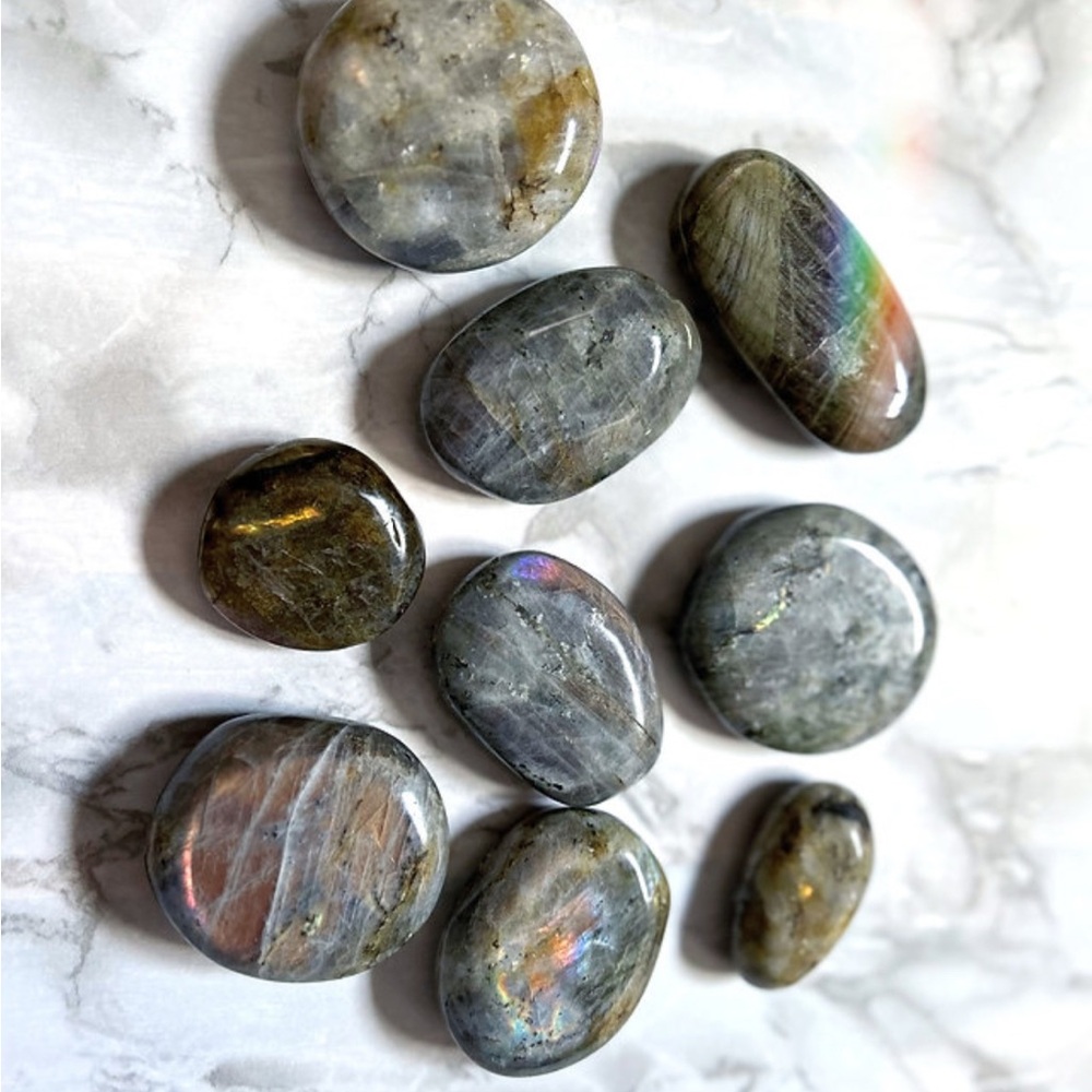 Labradorite Polished Palm Stones (pick one)✨